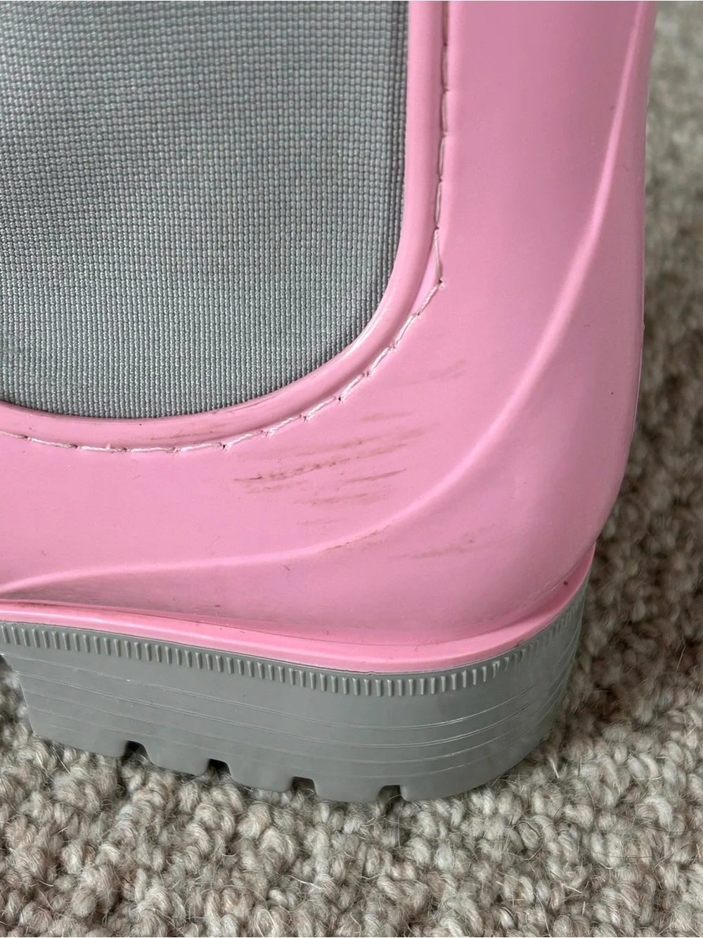 Women's Esmara bubble gum Pink Chelsea Rain Boots - Waterproof Ankle Booties